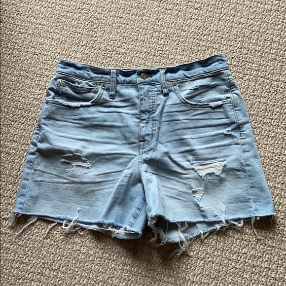 Madewell high rise denim shorts - Picture 2 of 4